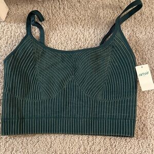 Aerie Teal Ribbed Bralette